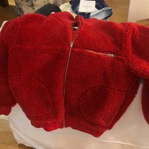 Aritzia Wilfred red jacket size M